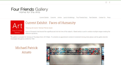 Desktop Screenshot of fourfriendsgallery.com